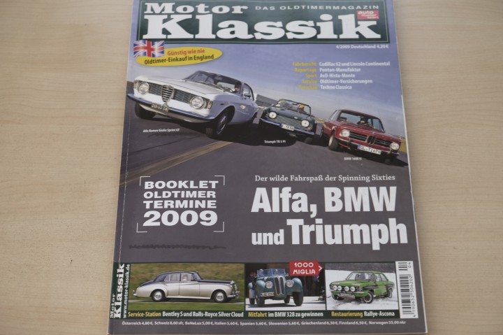 Deckblatt Motor Klassik (04/2009)